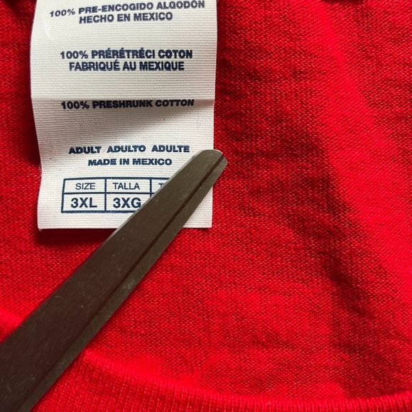 Mens Red T Shirt Top State Farm Celebrate My Drive Big Tall Size 3XL u - Picture 6 of 7